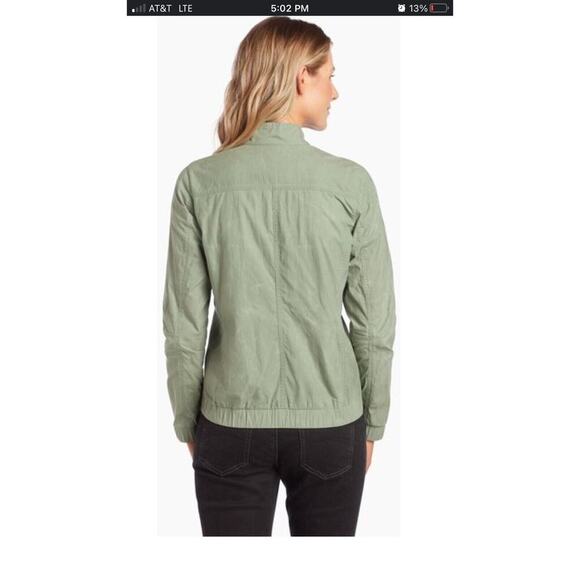 KUHL Women's JoJo’s Jacket Army Green Khaki Outdoor Basic Style Small - Picture 9 of 9